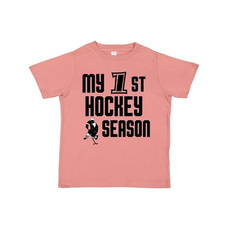 

Inktastic my 1st hockey season Gift Toddler Boy Girl T-Shirt