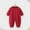 Red, variant on Kctiaxy Toddler Baby Romper Long Sleeve Cre W Neck Jumpsuit Solid Color Cute Onesie Outfits Indoor and Outdoor Anti-Dirty Clothes Fall Winter Trendy 0-4 Yearss
