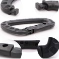 thumbnail image 3 of czcpp-Tactical Carabiner Keychain - 10 Pack Hard Polymer Carabiners D Rings Light Weight Spring Snap Gear Clip Utility Hooks Backpack Hanging Buckle for Outdoor Travelling Camping Hiking Fishing Blac, 3 of 4