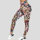 thumbnail image 1 of MKLEKYY Leggings de compresión para mujer, pantalones de yoga largos con estampado brillante y estampado completo para mujer Mardi, 1 of 4