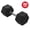 30lb Single, variant on FitRx 50lbs Rubber Hex Dumbbell – Solid Steel Handle, Durable Rubber Coating, Anti-Roll Weight for Fitness, Single