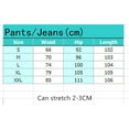 thumbnail image 4 of HLSOHJP New Woman Black Blue Contrast Color High Waist Jeans Fashion Stretch Denim Pencil Pants Street Trendy Ripped Jeans S-2XL, 4 of 4
