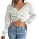 thumbnail image 2 of Puntoco Suéter Moda Mujer Casual Colorido Manga Larga Fuera Del Hombro Suéter De Punto Suéter De Cuello Redondo Liquidación De Navidad Puntoco Puntoco-4004, 2 of 5