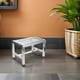 thumbnail image 2 of Taburete de ducha de acero inoxidable: Banco de baño impermeable y antideslizante - Reposapiés de baño, asiento de afeitado portátil para spa - Silla de bañera - Soporte para plantas, 2 of 6