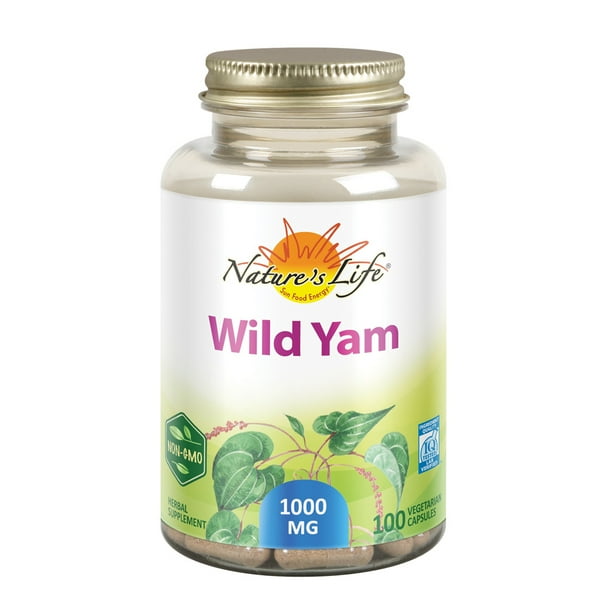 Natures Life Wild Yam 1000mg Herbal Supplement Womens Health Formula