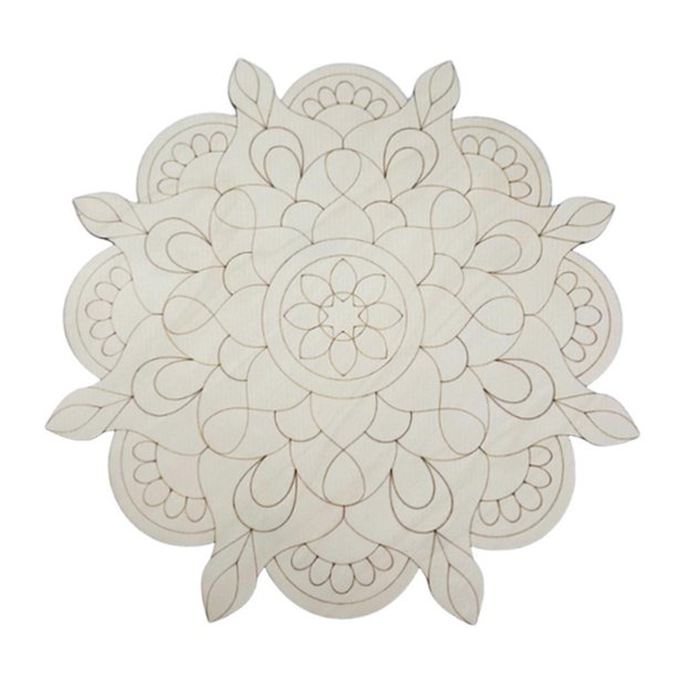 Adorno de pared geométrico de madera, estilo bohemio, coleccionable, pieza de meditación creativa. Estilo E