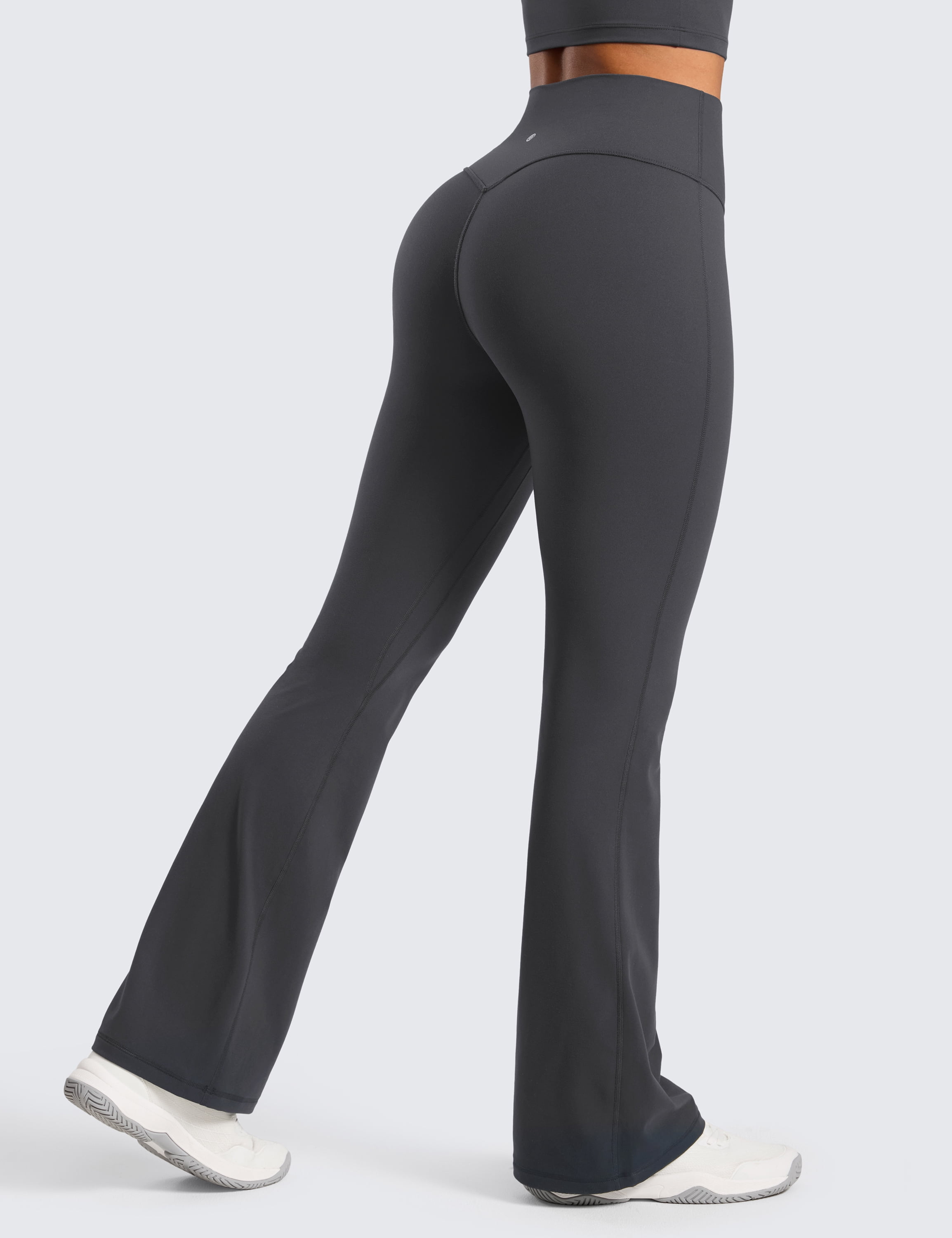 CRZ YOGA Secretsculpt Womens Butterlift Scrunch Butt Flare Leggings 31 Inches