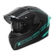 thumbnail image 1 of Casco de moto HAX Obsidian integral con doble visera, negro mate, color Aqua S, 1 of 6