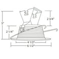 thumbnail image 2 of Nicor Lighting 15511 5 In. White Baffle Trim 75W R-PAR30, 2 of 2