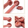 thumbnail image 4 of Wooden clothes rail for hanging clothes, natural wood clothes rail with end supports for storage in the closet, easy installation, 4 of 5