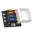 thumbnail image 2 of Soporte de bloque de fusibles de caja de fusibles de cuchilla de 6 vías con fusibles para 12V 24V Car Marine Ndcxsfigh  Accesorios para autos y motos, 2 of 5