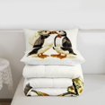 thumbnail image 6 of jejeloiu Wedding Seagull Couple Full Size Comforter Sets Kids,Watercolor Love Bird Print Bedding Sets For Girls,Reversible,3pcs, 6 of 8