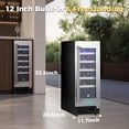 thumbnail image 5 of IceBlue 20-Bottle Wine Cooler, Drink refrigerator, Digital Temperature Control(5-22°C) ,LED Screen, Home Use, 5 of 9