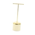 thumbnail image 1 of LOVIVER Présentoir à Bijoux avec Base Support de Collier sur Pied Présentoir pour Exposer des Bijoux Beige, 1 of 8