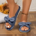 thumbnail image 4 of YOUYEDIAN House Womens Slippers Summer Indoor Shoes Cute Comfortable Sandals Beach Flip Flops (Gray), 4 of 4