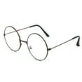 thumbnail image 2 of Limei Classic Round Metal Clear Lens Glasses Frame Unisex Circle Eyeglasses, 2 of 7