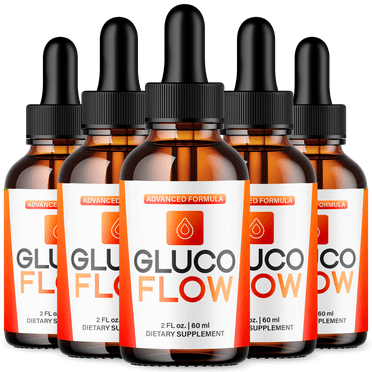 Gluco Flow Advanced Formula Drops Natural Support Supplement 150 Servings