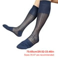 thumbnail image 5 of lanema Elegant Men's Knee Length Formal Suit Socks Semi Opaque Business Dress Stockings, 5 of 20