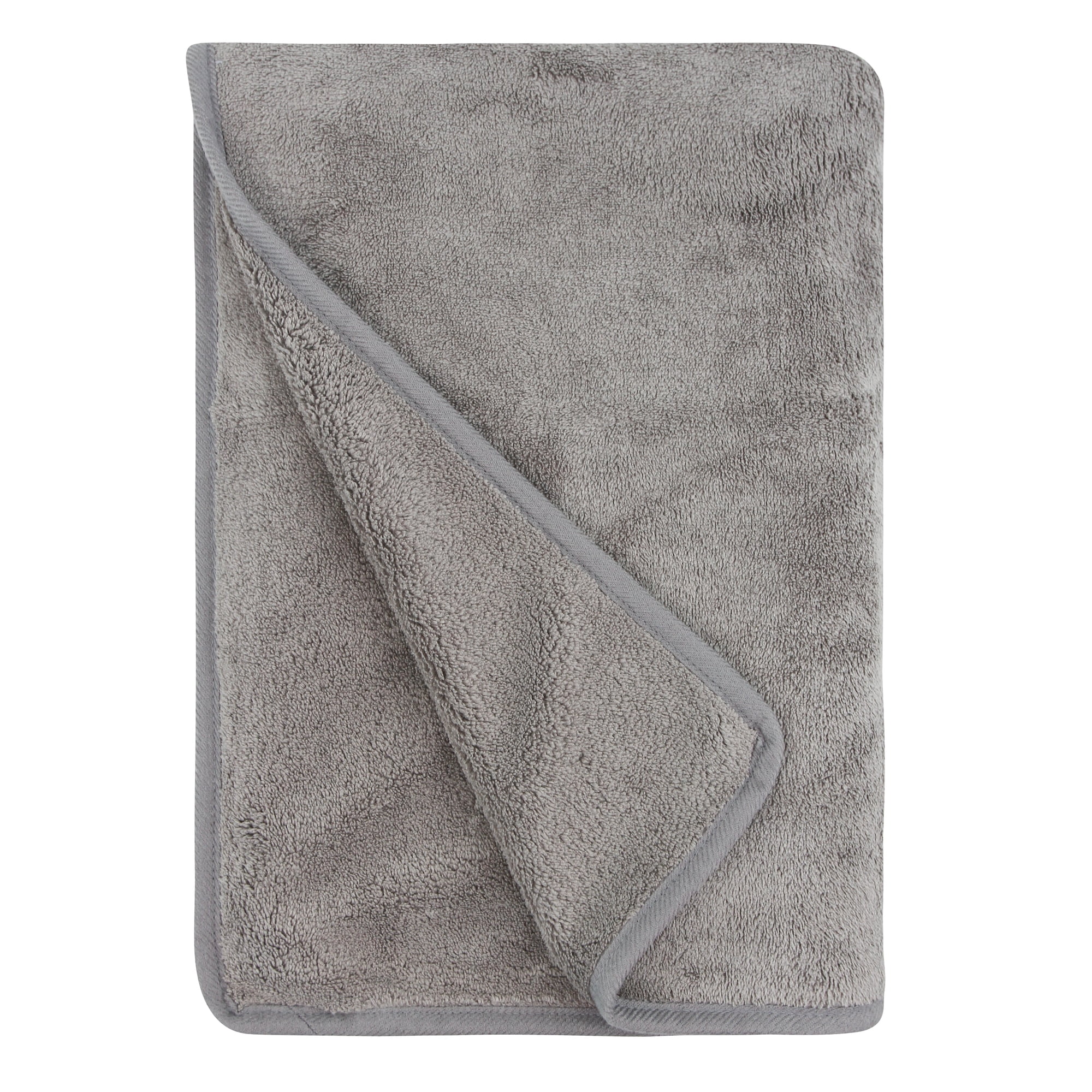 Fabreware FBT-001-SP-7 Smoked Pearl Coral Fleece-Bath Towel -6 Pc