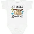 thumbnail image 3 of Inktastic My Uncle Loves Me with Sloth and Hearts Boys or Girls Baby Bodysuit, 3 of 5