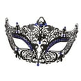 thumbnail image 3 of Antifaz de Mascarada Yinane Azul, 3 of 8