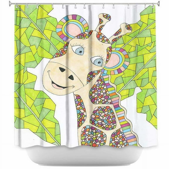 Shower Curtains - DiaNoche Designs - The Kind Giraffe