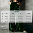 thumbnail image 3 of Mifsaly Women's Velvet Wide Leg Trousers High Waisted Flowy Palazzo Pants Fall Winter Elegant Evening Party Business Casual Outfits with Pockets, 3 of 8