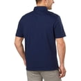thumbnail image 2 of IZOD Men’s Short Sleeve Soft Touch Cotton Polo Shirt, Navy Medium - NEW, 2 of 3