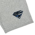 thumbnail image 2 of Superman Thin Blue Line Flag Shield Logo Mens Sweat Shorts, 2 of 5