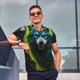 thumbnail image 4 of Balery Fluorescent Wolf Camisa Polo de Hombre con Estampado, de Manga Corta y Tejido Medio, Camisa Tipo Golf Polo-Medium, 4 of 6