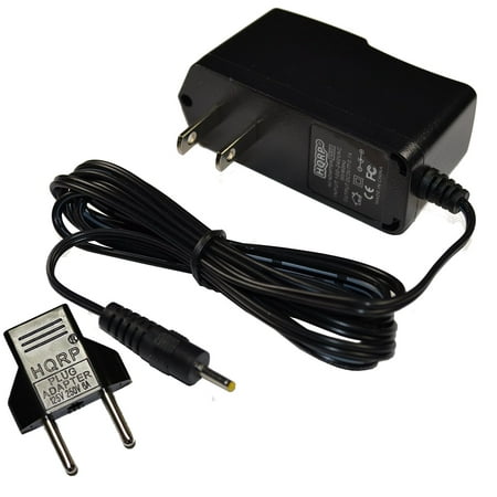 HQRP 3V AC Adapter Charger for Sony M-450 M-560 M-560V M-630 M-630V M-535 M-535V M-530 M-530V M-430 CD MP3 Player Recorder Power Supply Cord Adaptor + Euro Plug