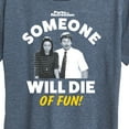 thumbnail image 3 of Parks and Recreation - Die Of Fun - Women's Short Sleeve Graphic T-Shirt, 3 of 5