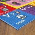 thumbnail image 5 of KC Cubs Playtime Collection ABC Alphabet ASL Sign Language Educational Learning Polypropylene Kids and Children Area Rug (8'2" x 9'10"), 5 of 6