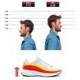 thumbnail image 6 of CMR CHAMARIPA elevator sneakers - height enhancing shoes - casual men's white sneakers 7CM / 2.76 inches, 6 of 10