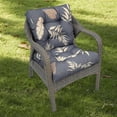 thumbnail image 2 of Outdoor Chair Seat Cushion Waterproof Thicken Dining Chair Seat Cushion Garden Terrace Tatami Replaceable Back Cushion RattanChair Pads Seating Pillow, 2 of 5