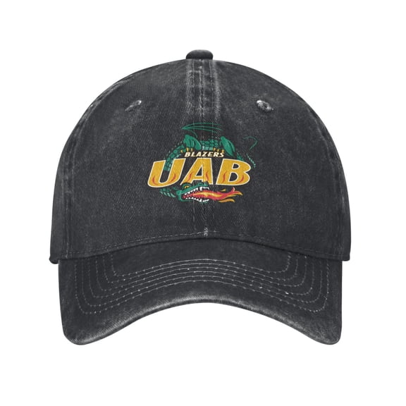 Uab Blazers Hat Adult Adjustable Classic Washed Casquette Cap Hat Baseball Cap