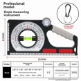 thumbnail image 1 of Cassilo Professional Magnetic Slope Gauge - Precision Angle Measuring Tool for Engineering & Home Improvement, Durable Black Slope Meter with Strong Magnet Adhesion for Metal Surfaces, Efficient &, 1 of 6
