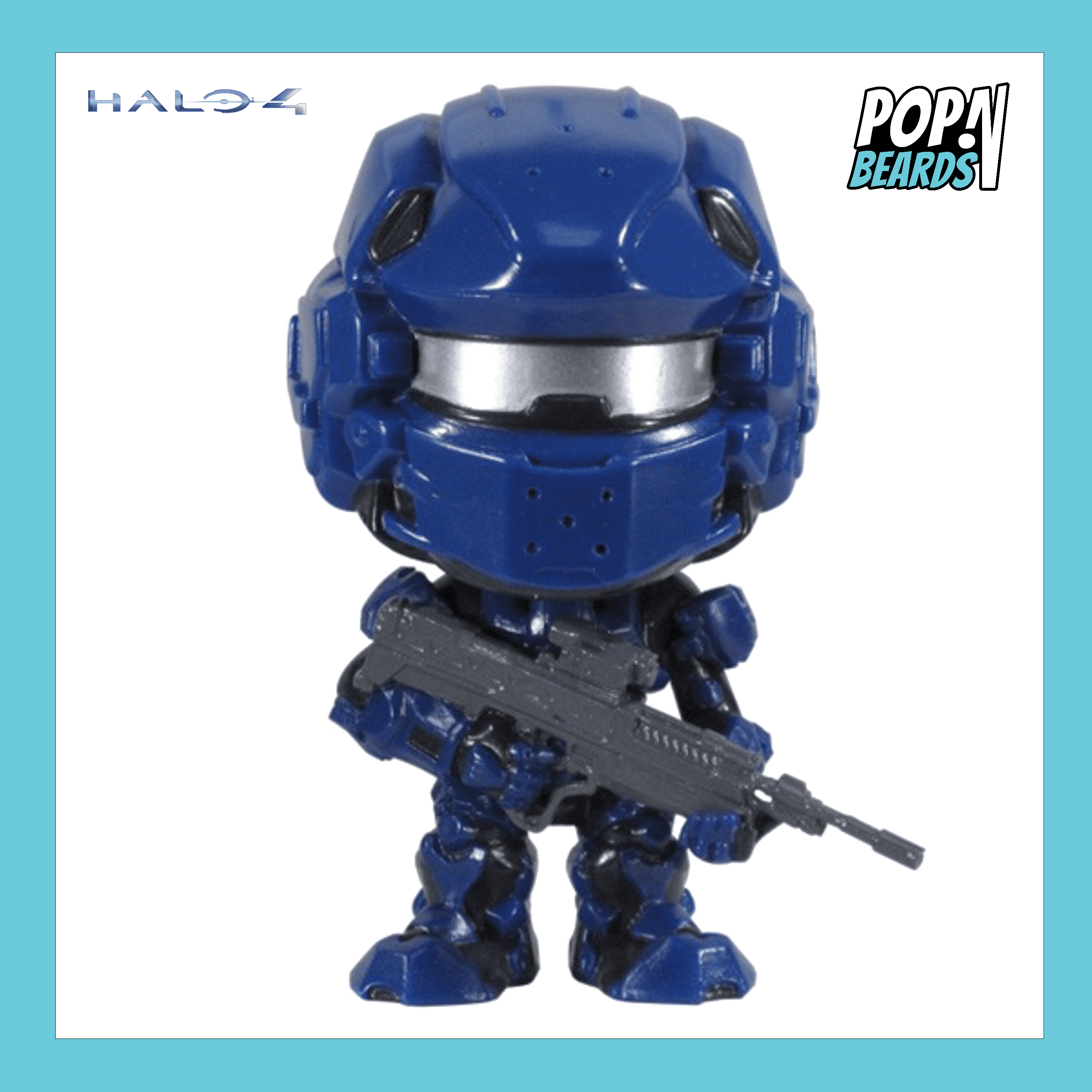 Funko Halo 4 Funko POP! Halo Spartan Warrior Blue Vinyl Figure #05
