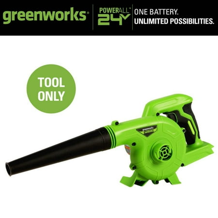 90 MPH 180 CFM 24-Volt Battery Cordless Shop Blower (Tool-Only)