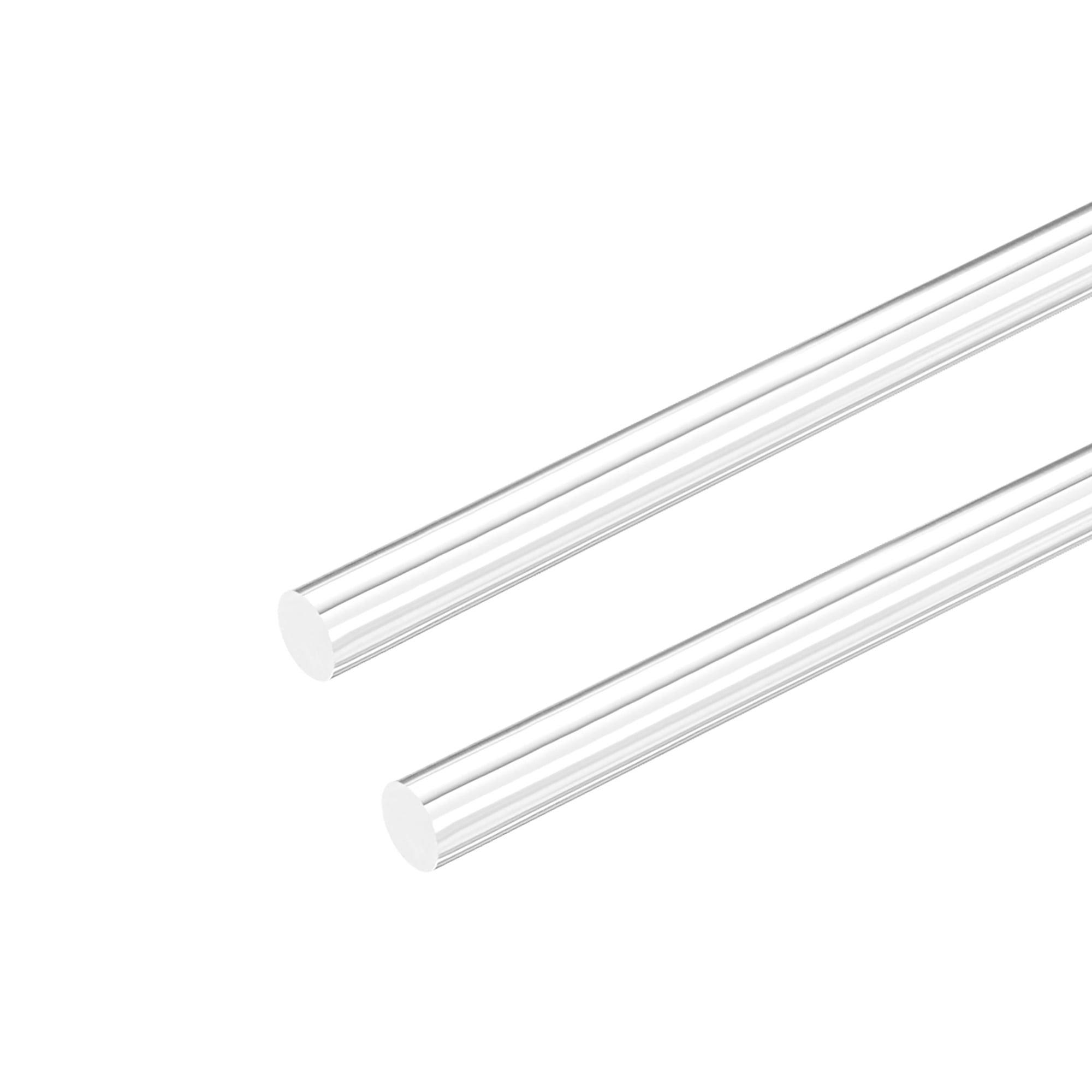 10mm Dia 10" Length Acrylic Round Rod,Clear Acrylic Plexiglass Rods