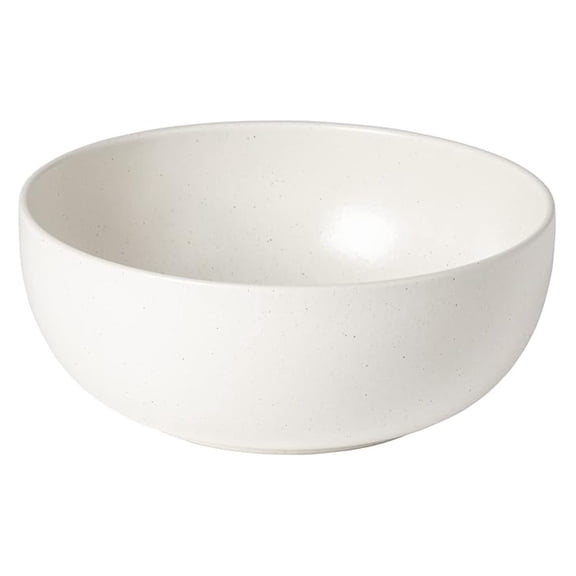 Ceramic Stoneware 10" x 4", 101 oz Serving Bowl - Collection, Salt (White) | Microwave & Dishwasher Safe Dinnerware | Food Safe Glazing | Restaurant Quality Serveware