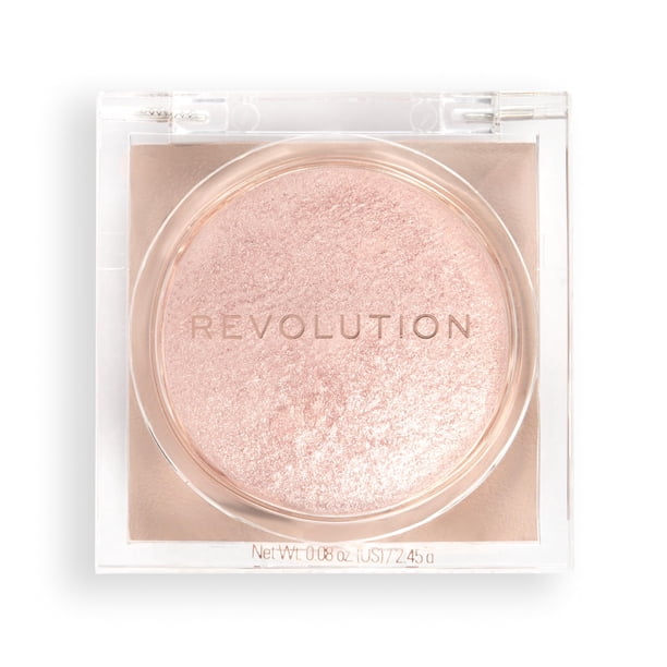 Maquillaje Revolution Beam Bright Highlighter para todo el rostro, brillo en polvo a fórmula líquida, 5 tonos diferentes, brillo rosa
