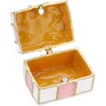 thumbnail image 2 of Joyero Con Lazo Decorativo TUNC Mini Caja de Regalo Rosa Blanco 6 x 4 cm, 2 of 5