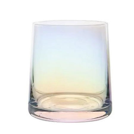 

GHOONEY Rainbow Wine Glasses Colorful Stemless Wine Tumbler Water Cocktail Whiskey for Wedding Party Home Restaurant Bar