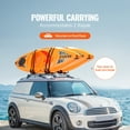 thumbnail image 2 of KFFKFF 2 Pair Kayak Soft Roof Racks for Kayak Surfboard Car SUV, 2 of 9