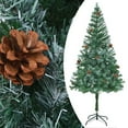 thumbnail image 4 of vidaXL Artificial Christmas Tree with LEDs&Ball Set Pinecones 70.9", 3077614, 4 of 12
