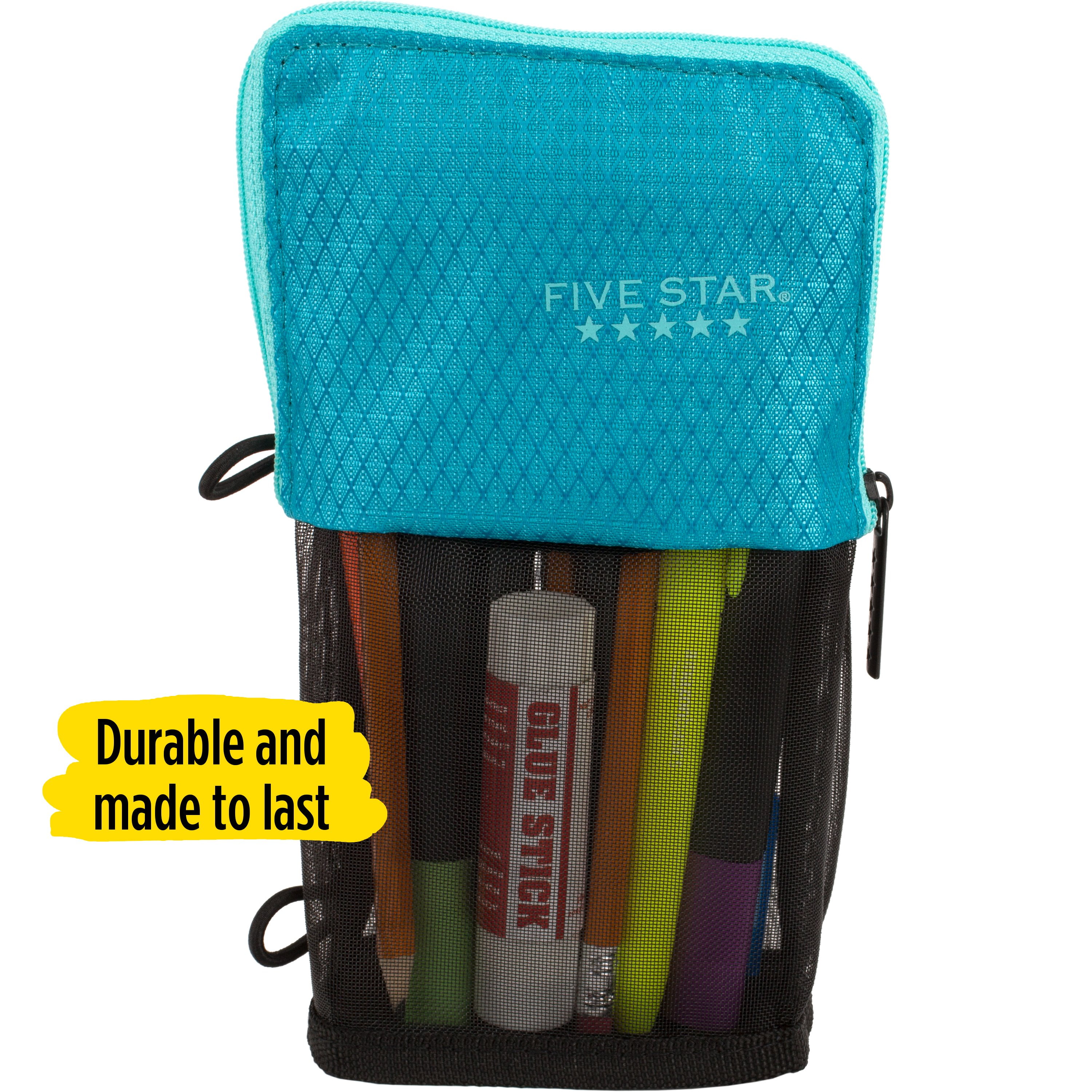 Five Star Stand 'N Store Pencil Pouch, Fits 3-Ring Binder, Pencil Case –  Hooked on Pickin