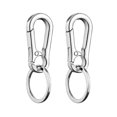 thumbnail image 1 of 2 Pc Llavero de Acero Inoxidable Anillo de Coche de Alto Grado Hombres y Mujeres Anillo Lindo Anillo de Alto Grado con Clavo Cuchara Oreja Llavero, 1 of 7