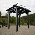 thumbnail image 2 of Highwood Bodhi 8' x 8' Pergola - Outdoor, Eco-friendly, Synthetic Wood, 2 of 6