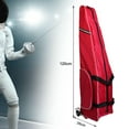 thumbnail image 6 of Almencla Fencing Backpack Trolley Case Handbag Versatile Fencers Convenient to Carry Universal Accessory,Fencing Wheel Bag Fencing Bag Red, 6 of 8